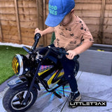 LittleTrax kids electric monkey bike 350w 3 speed | kids 12” dirt bike alternative to 50cc kids mini bike